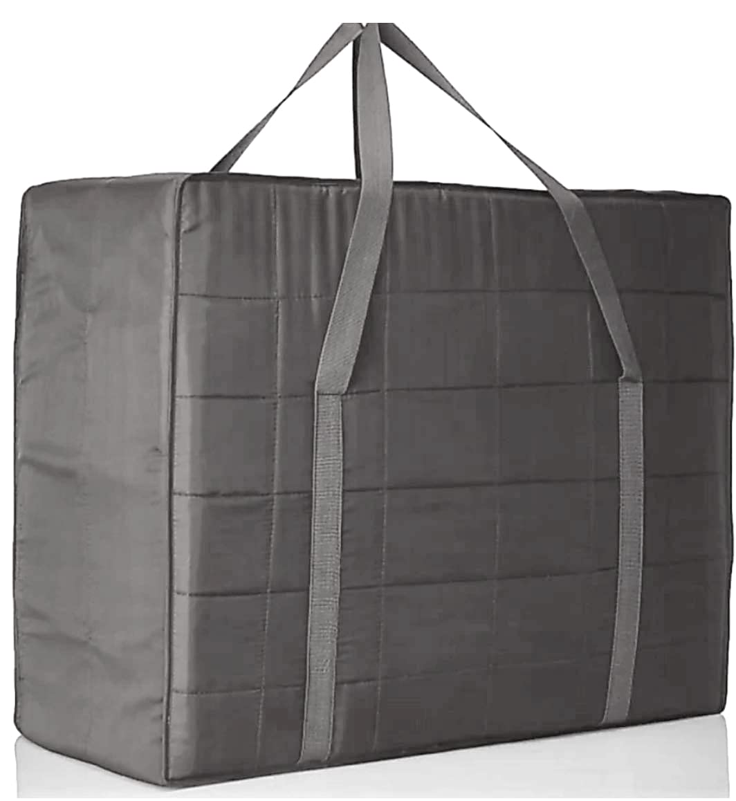 Cool Buddyzz Parachute Underbed Bag Multipuprpose Blanket King Size Jumbo Bag For Travel And Storage Use Grey