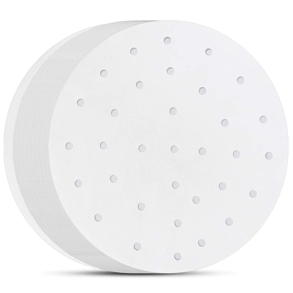 9 Inch Air Fryer Liners, Set Of 200, Nonstick Air Fryer Parchment Paper/Bamboo Steamer Paper/Round Parchment Paper For Air Fryer