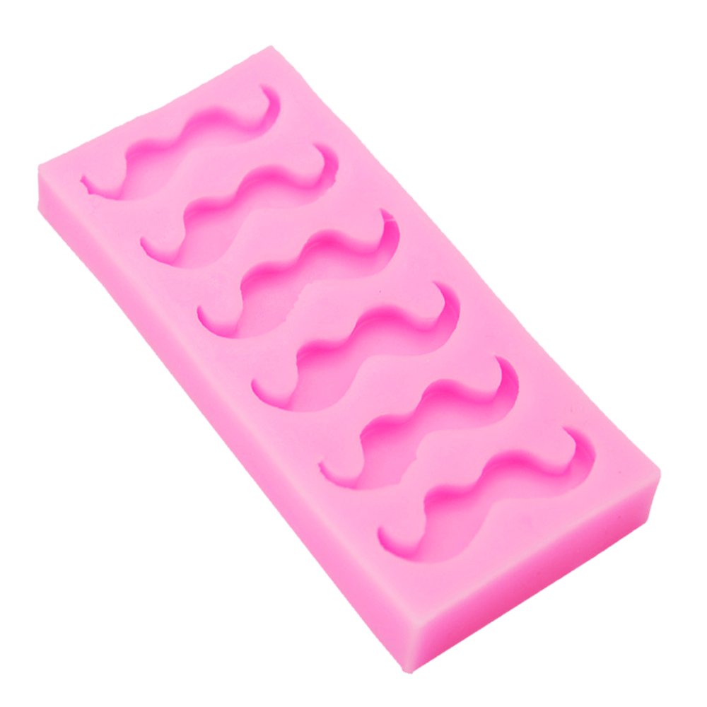 Moldfun Funny Mustache Beard Silicone Mold For Fondant Chocolate Candy Gum Paste Cake Decorating Jello Sugar Ice Cube