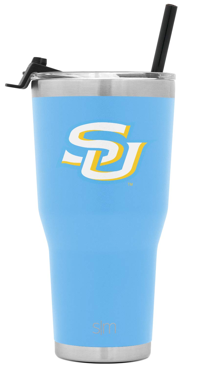 Simple Modern Officially Licensed Collegiate Southern Jaguars Tumbler with Straw and Flip Lid | Insulated Stainless Steel 30oz T