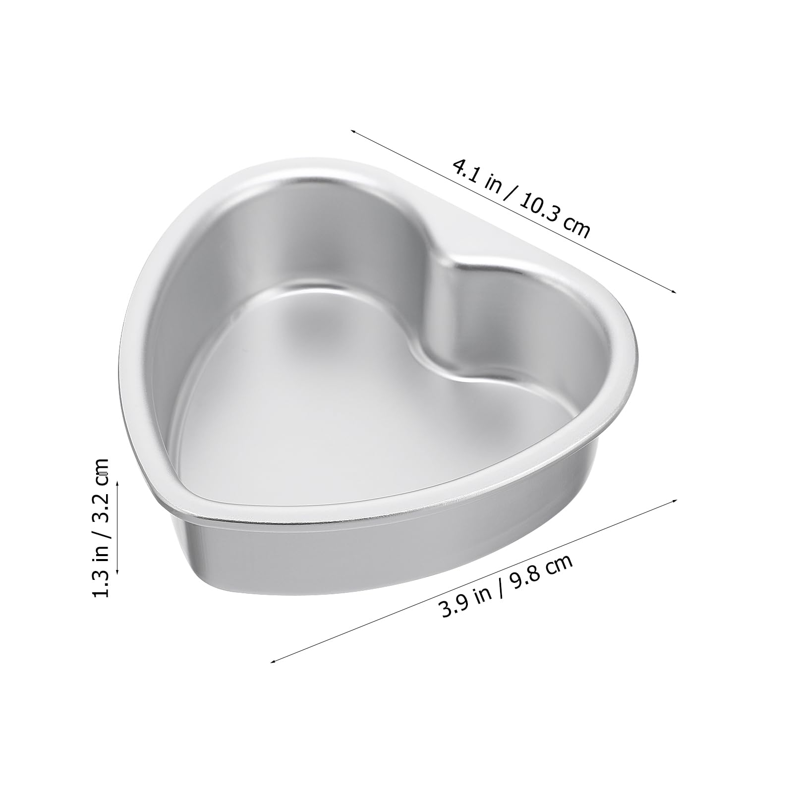 Anneome 2Pcs Heart Cake Heart Shaped Baking Pans Cake Decorating Set Baking Dishes For Oven Mini Pan Cheesecake Baking Molds Che