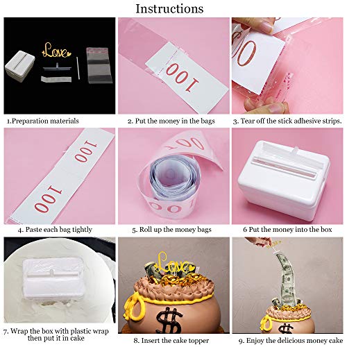 Aprildecember666 Cake Money Box, Money Pulling Cake Making Mold- Small -4.3X3.1X2.7 Inch