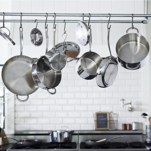 Alessi La Cintura Di Orione 24 Cm Frying Pan In 18/10 Stainless Steel