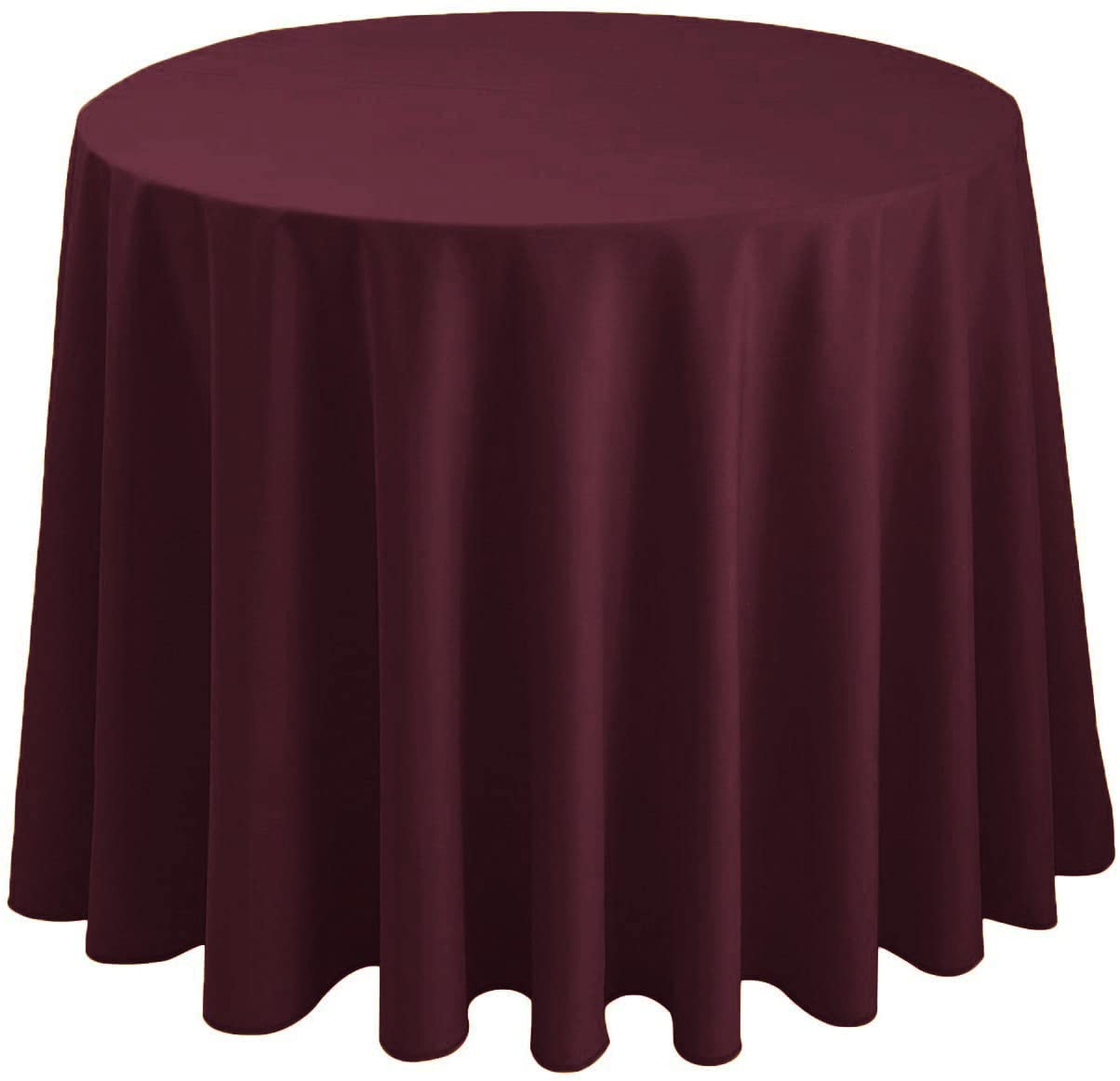Hiasan Christmas Round Tablecloth 120 Inch - Waterproof Stain Resistant Spillproof Polyester Fabric Table Cloth For Dining Room