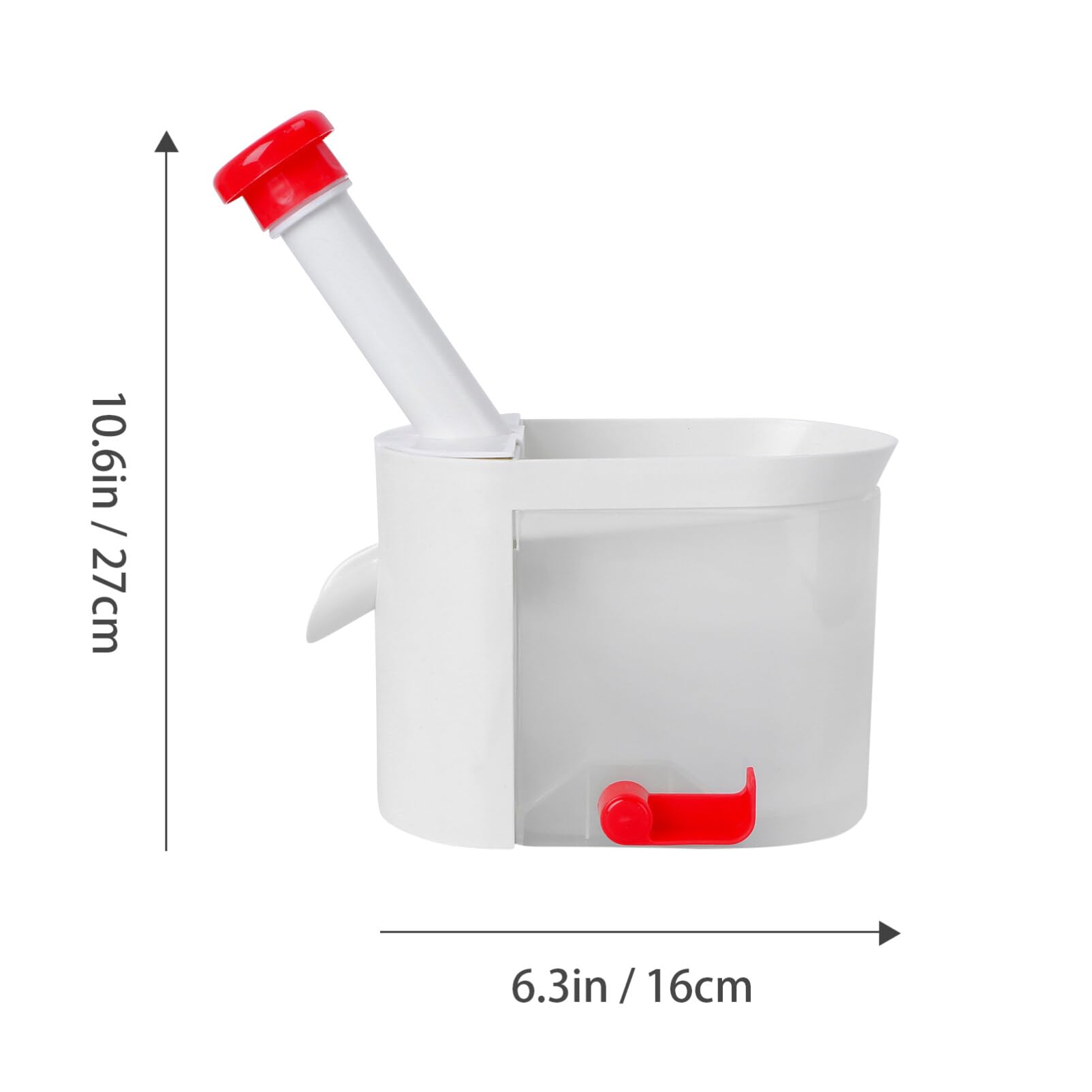 Hemoton Cherry Pitter With Stone Catcher Container Cherry Stone Remover Tool Fruit Core Remover Kitchen Gadgets