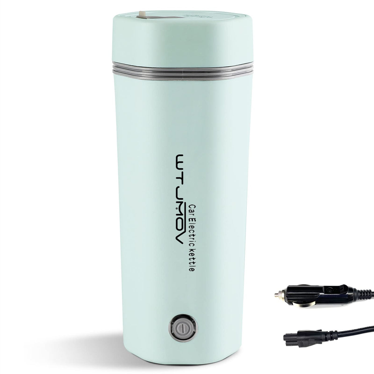 Wtjmov 12V Car Electric Travel Kettle, Portable Electric Tea Coffee Kettle For 12V Car, Water Boiler & Heater Automatic Shut-Off