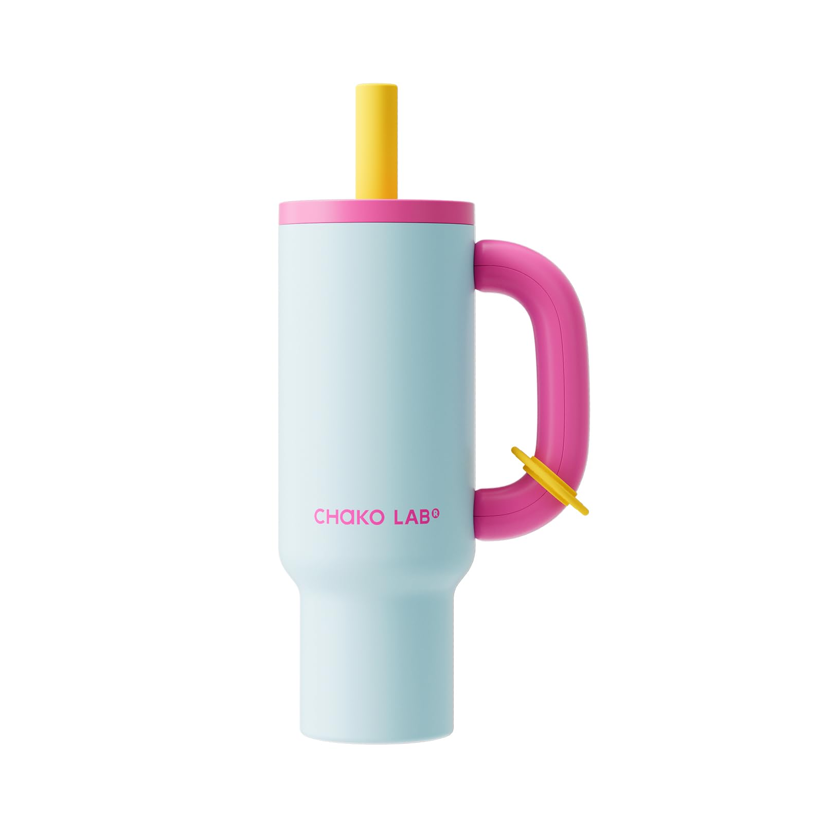 CHaKOLAB BaWangCup insulated water bottle drinkware pink&blue tumbler 1000ml