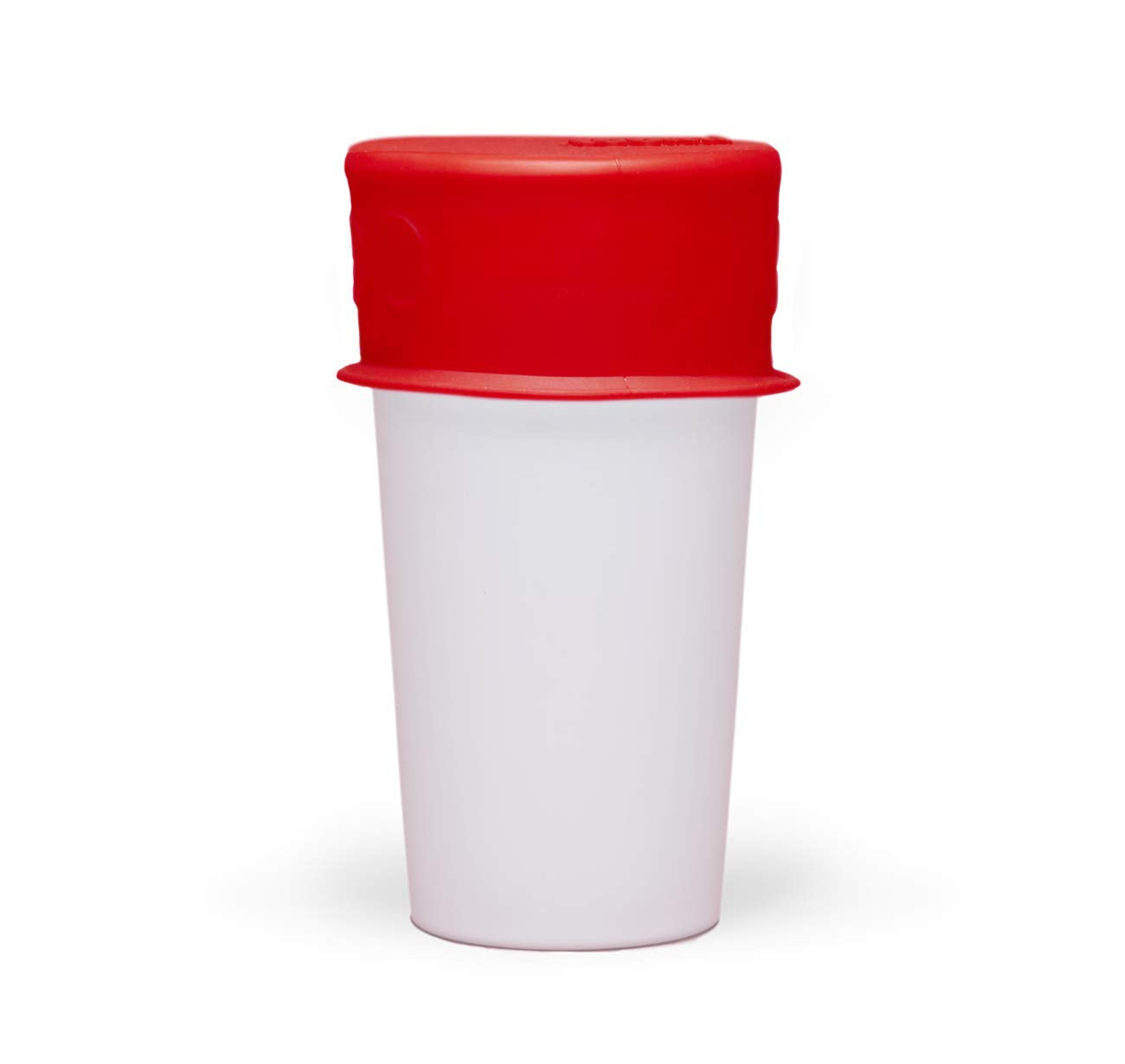 Luumi Unplastic Sealed Lid - Reusable 100% Platinum Silicone Sealed Lid - Microwave, Oven, Freezer And Dishwasher Safe (Red)