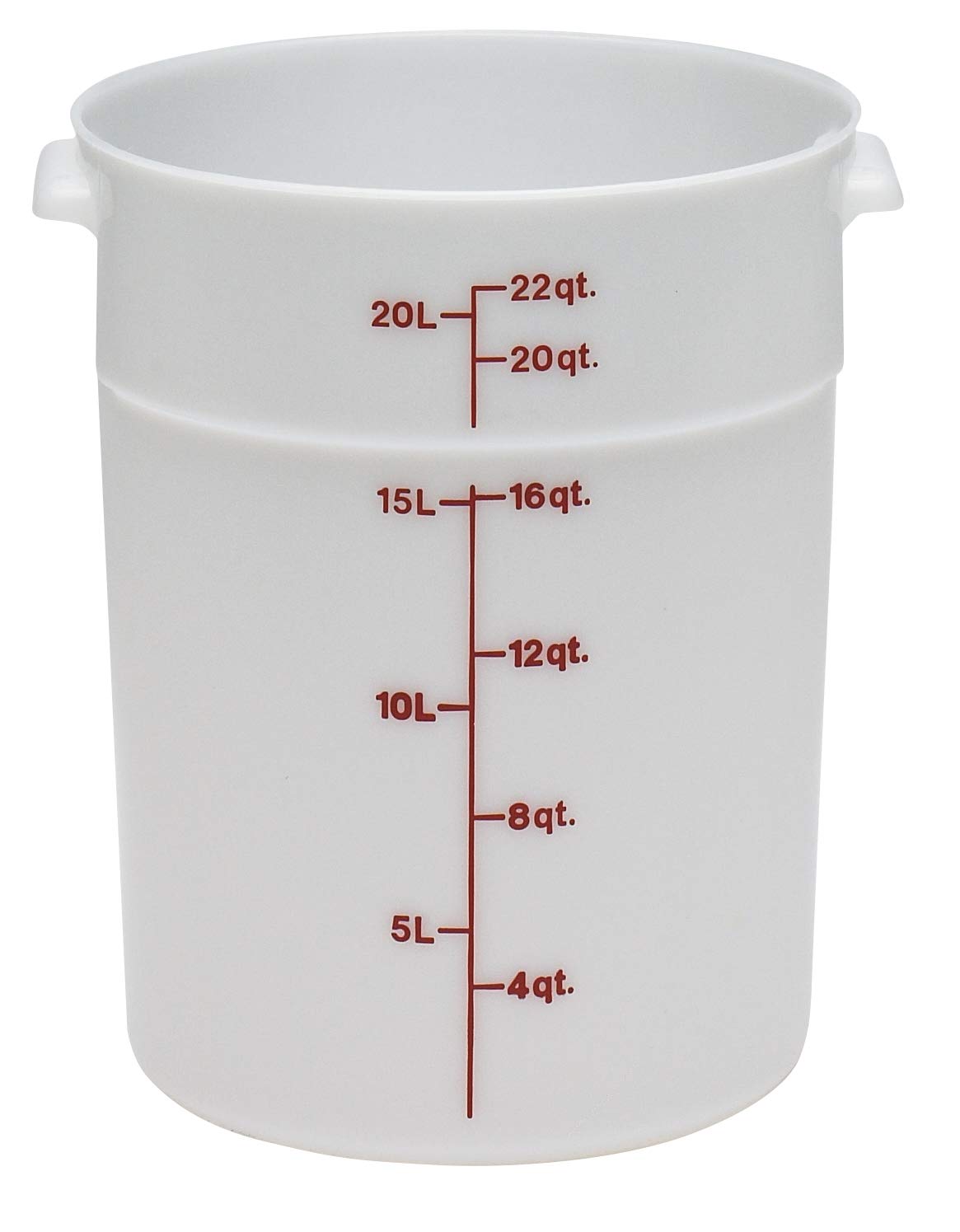 Round 22 Quart Poly White