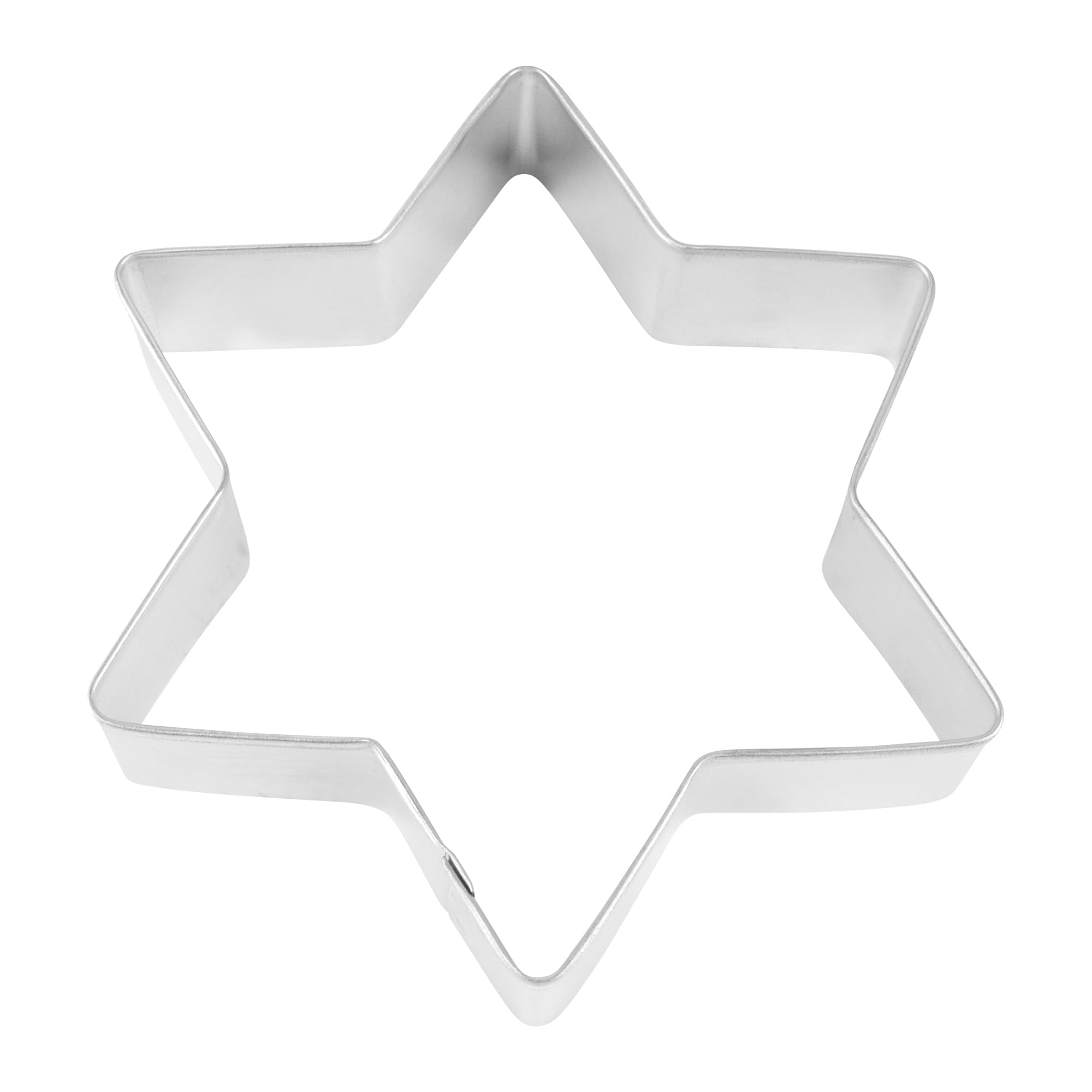 R&M Star Six Point 3.5'' Cookie Cutter In Durable, Economical, Tinplated Steel