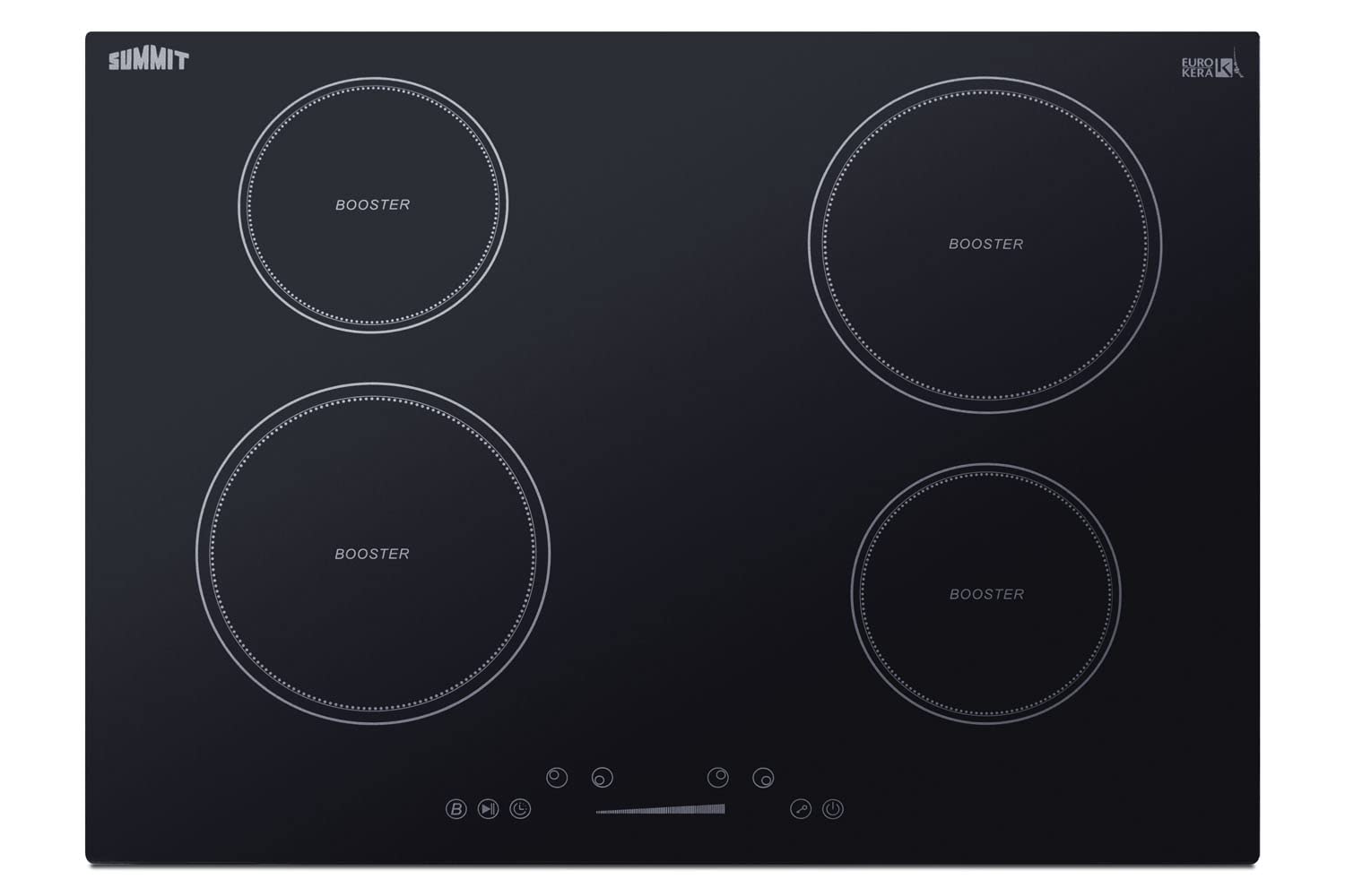 30'' Wide 208-240V 4-Zone Induction Cooktop