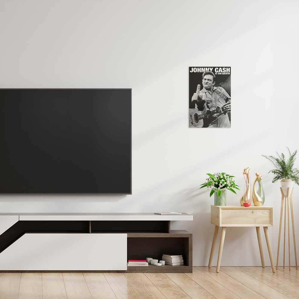 Scorpio Posters Johnny Cash - San Quentin Mini Poster - Officially Licensed - 11'' X 17''