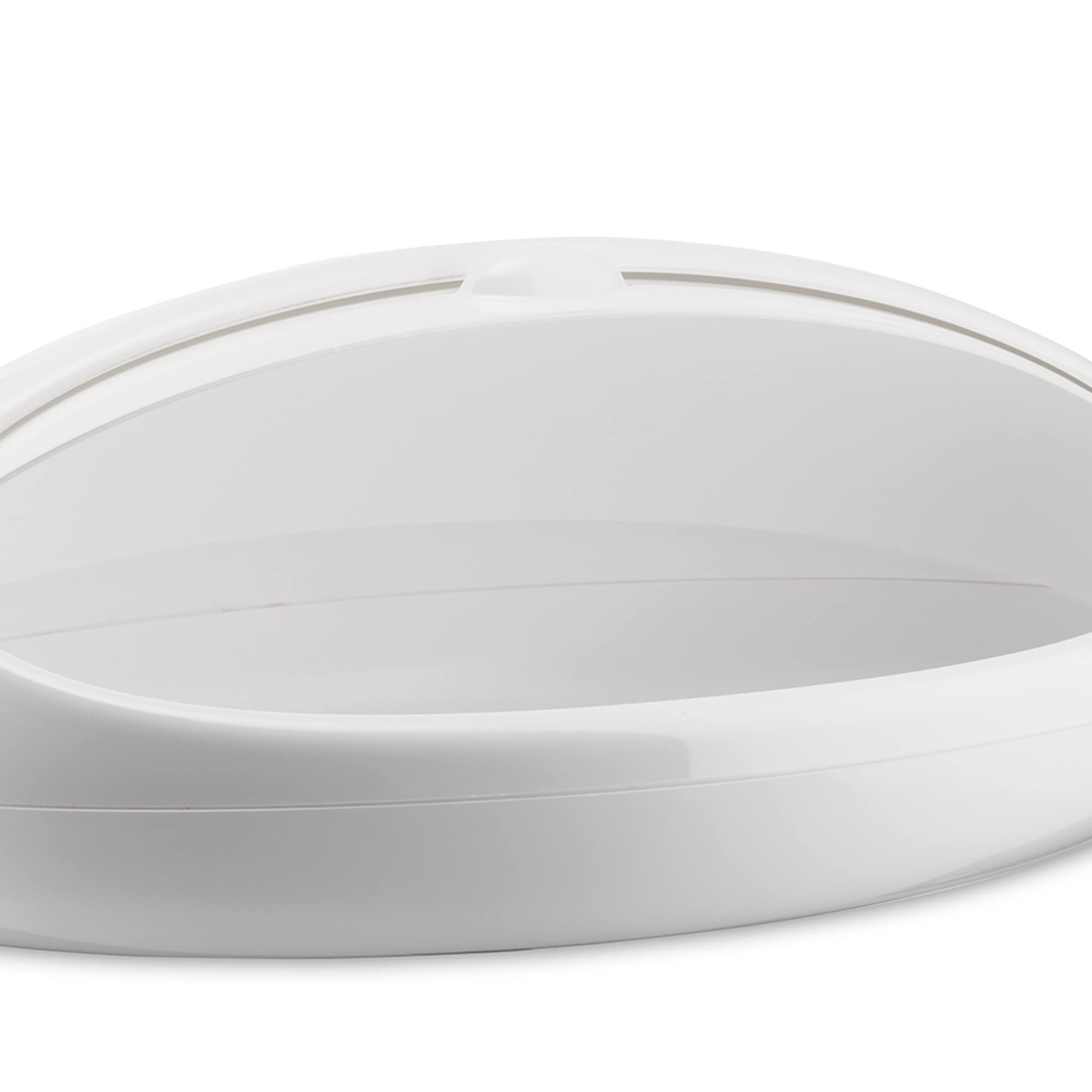 Alessi | Gnam - Design Bread Bin, Thermoplastic Resin, White