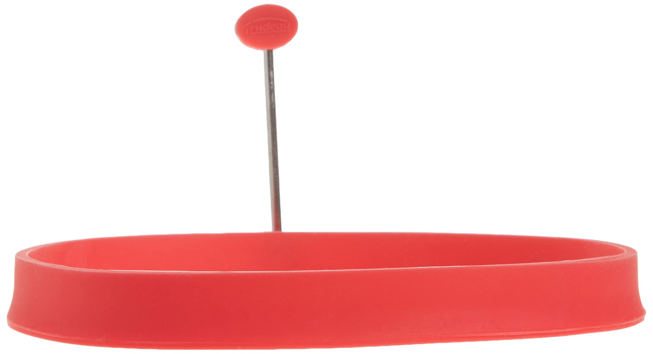 Trudeau Red Silicone 6 Inch Pancake Ring, Set Of 2