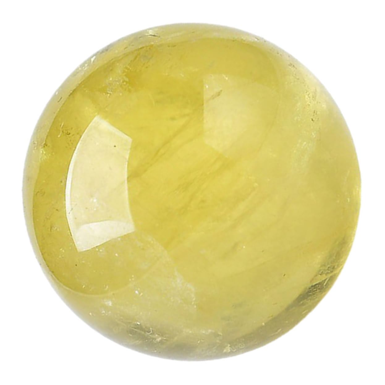 BESTOYARD 2 Pcs Citrine Ball Dinning Table Decor Dining Table Decoration Table Decorations Decorative Sphere Decor for Table Gem