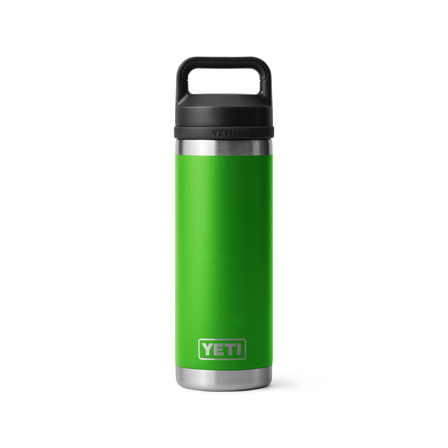 Yeti Rambler 18 oz Bottle, Vacuum Insulated, Stainless Steel with Chug Cap, Canopy Green