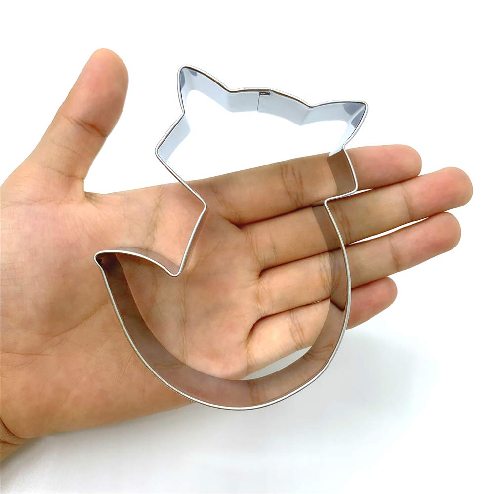 Liliao Fox Cookie Cutter - 2.8 X 3.8 Inches - Woodland Animal Biscuit And Fondant Cutters - Stainless Steel