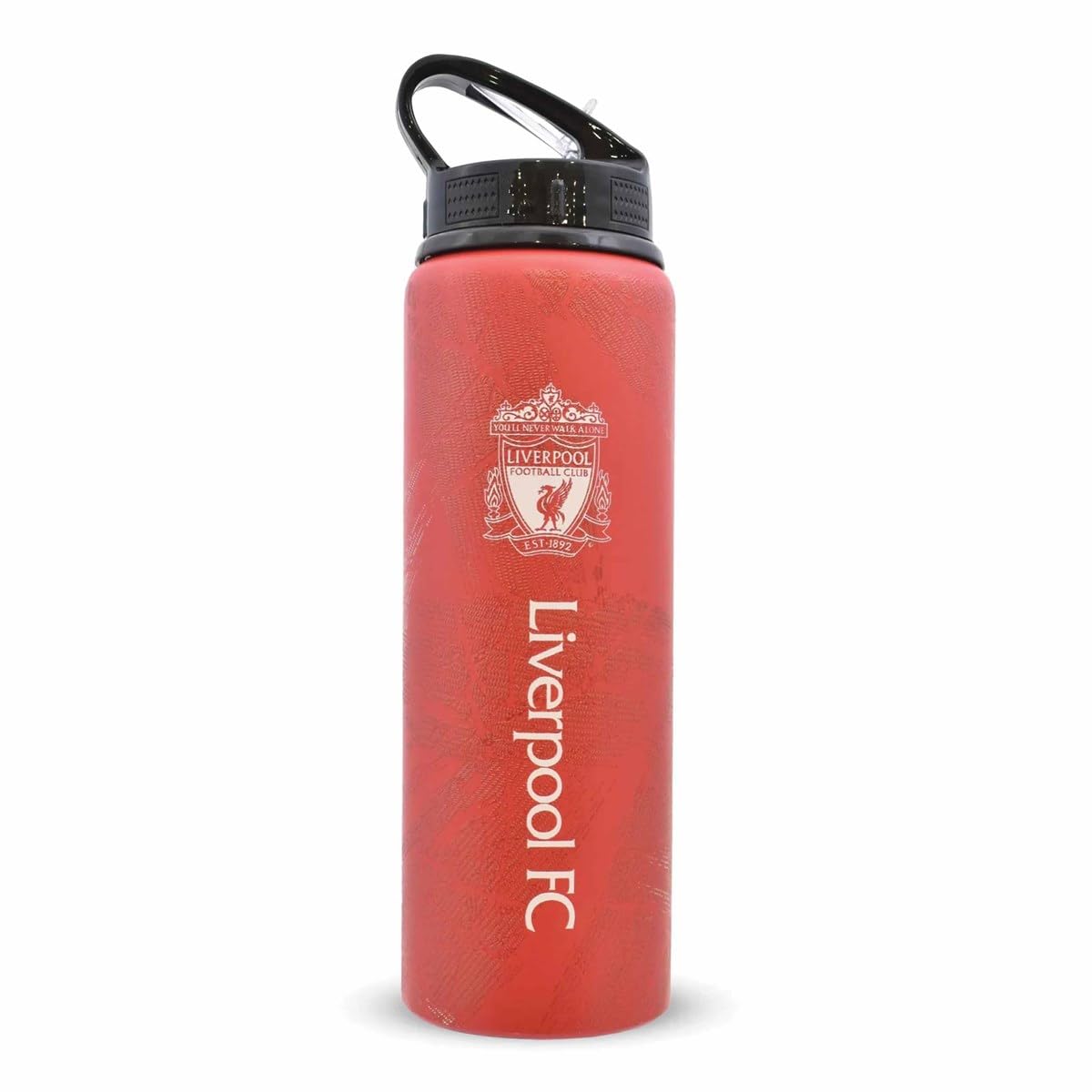 Liverpool FC Printed Aluminum Water Bottle (One Size) (Red/Black/White)