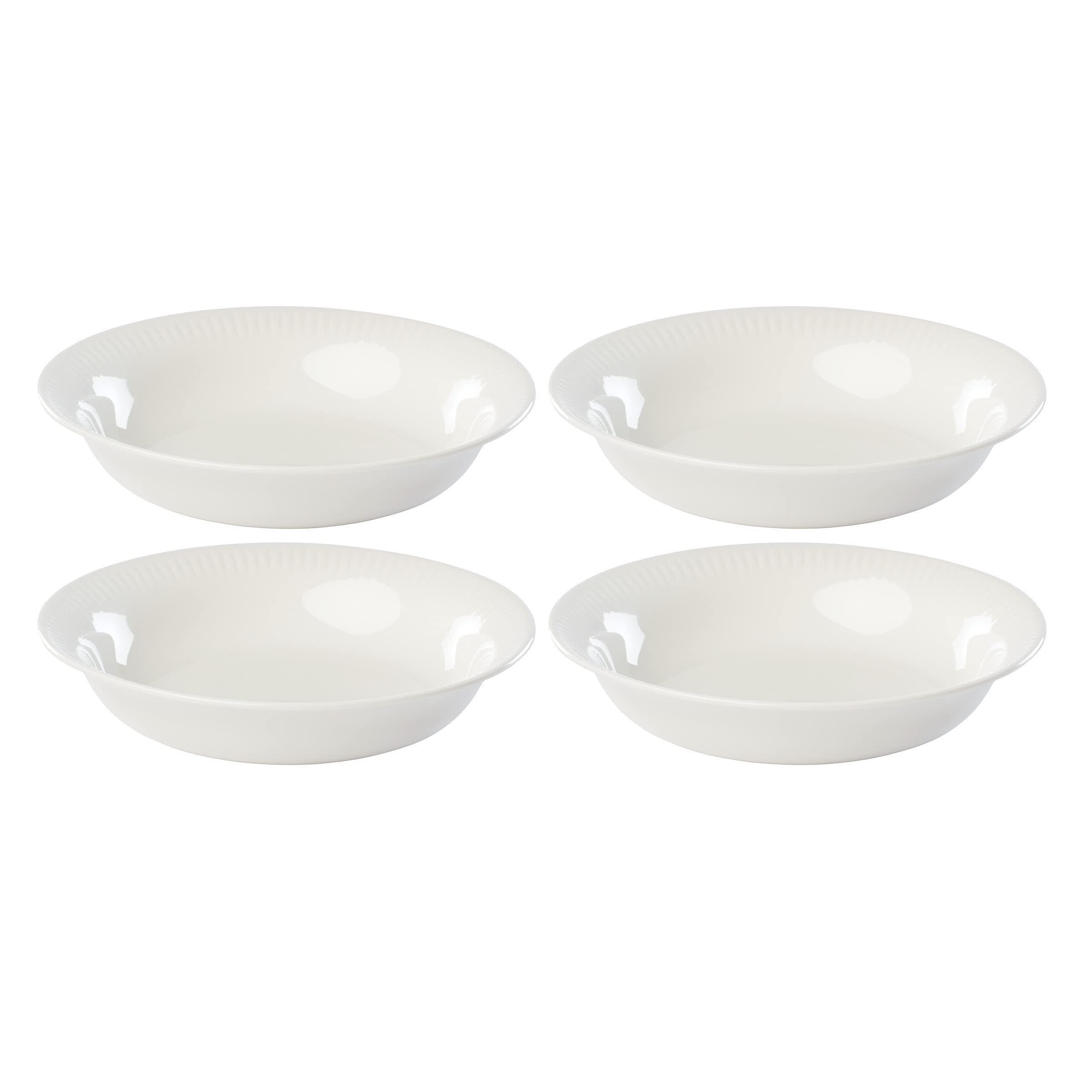 Lenox White Profile Porcelain 4-Piece Pasta Bowl Set, 5.05 LB