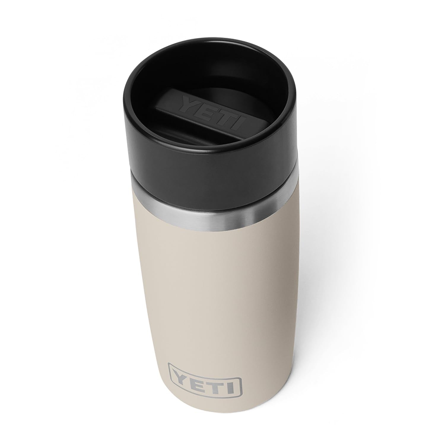 YETI Rambler 12 oz Travel Bottle, Stainless Steel, Vacuum Insulated with Leakproof Commuter Cap, Cape Taupe
