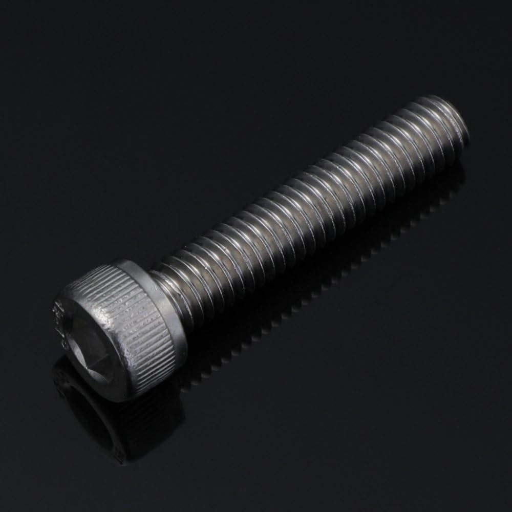 M3 X 30Mm Socket Head Cap Screws Metric, Allen Socket Drive, Stainless Steel 304, Full Thread, Bright Finish, Machine Thread, 10