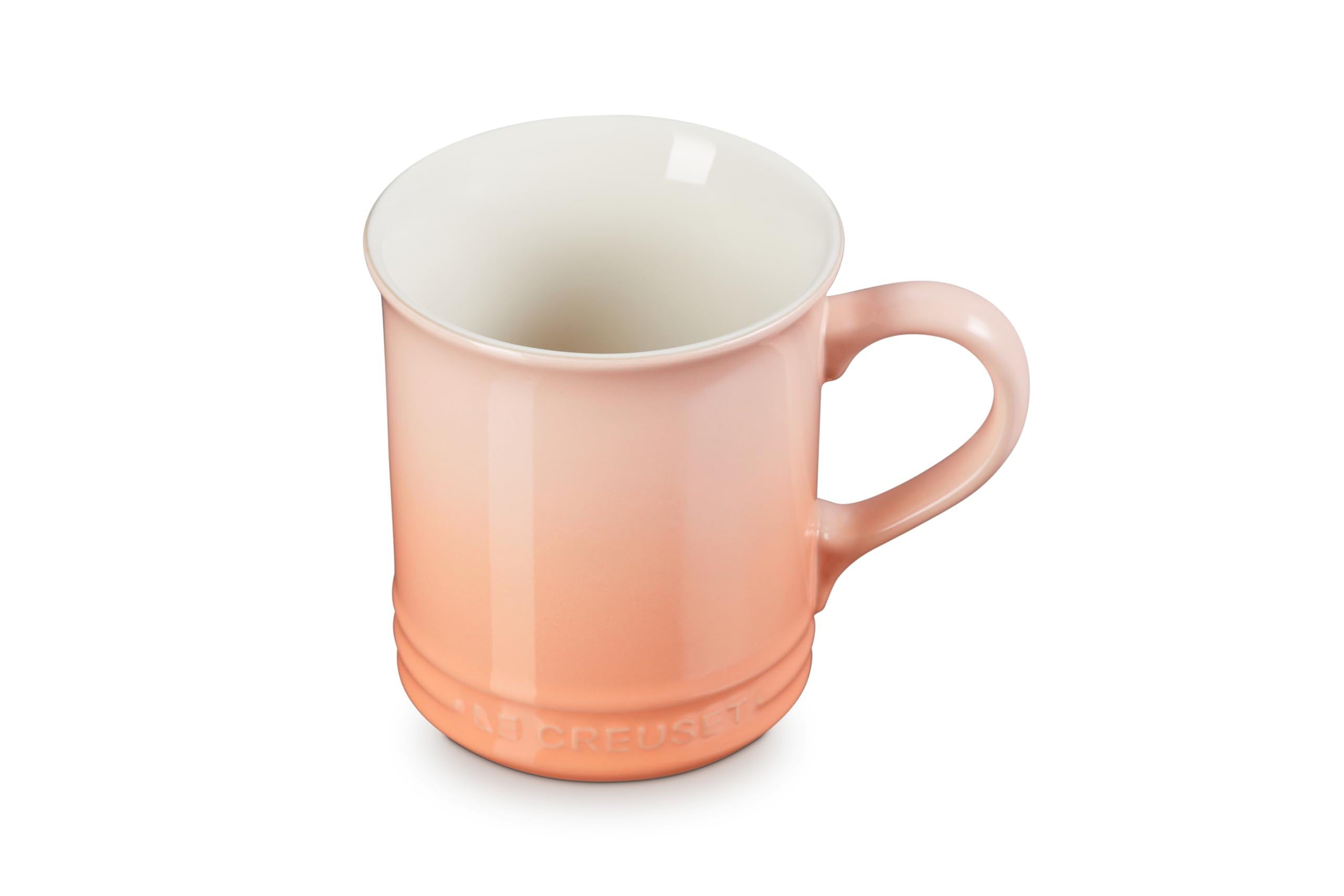 Le Creuset Stoneware Vancouver Mug, 14 Oz., Peche