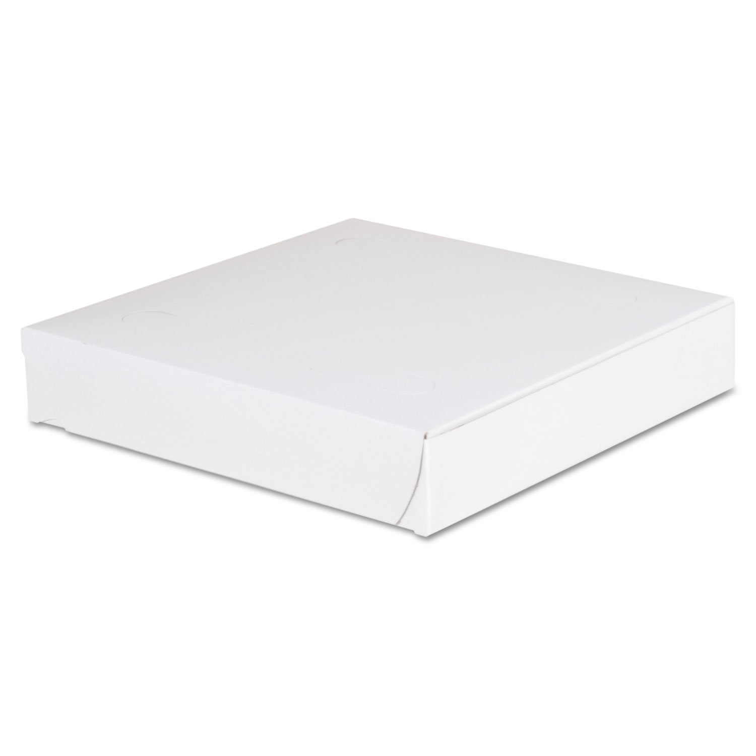 Southern Champion Tray 1401 Clay Coated Kraft Paperboard White Pizza Box, 8 Length x 8 Width x 1-1/2 Height (Case of 100)