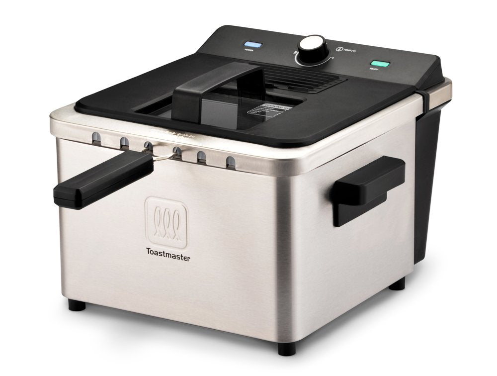 Toastmaster Tm-168Df Deep Fryer, 4 Liter, Stainless Steel/Black