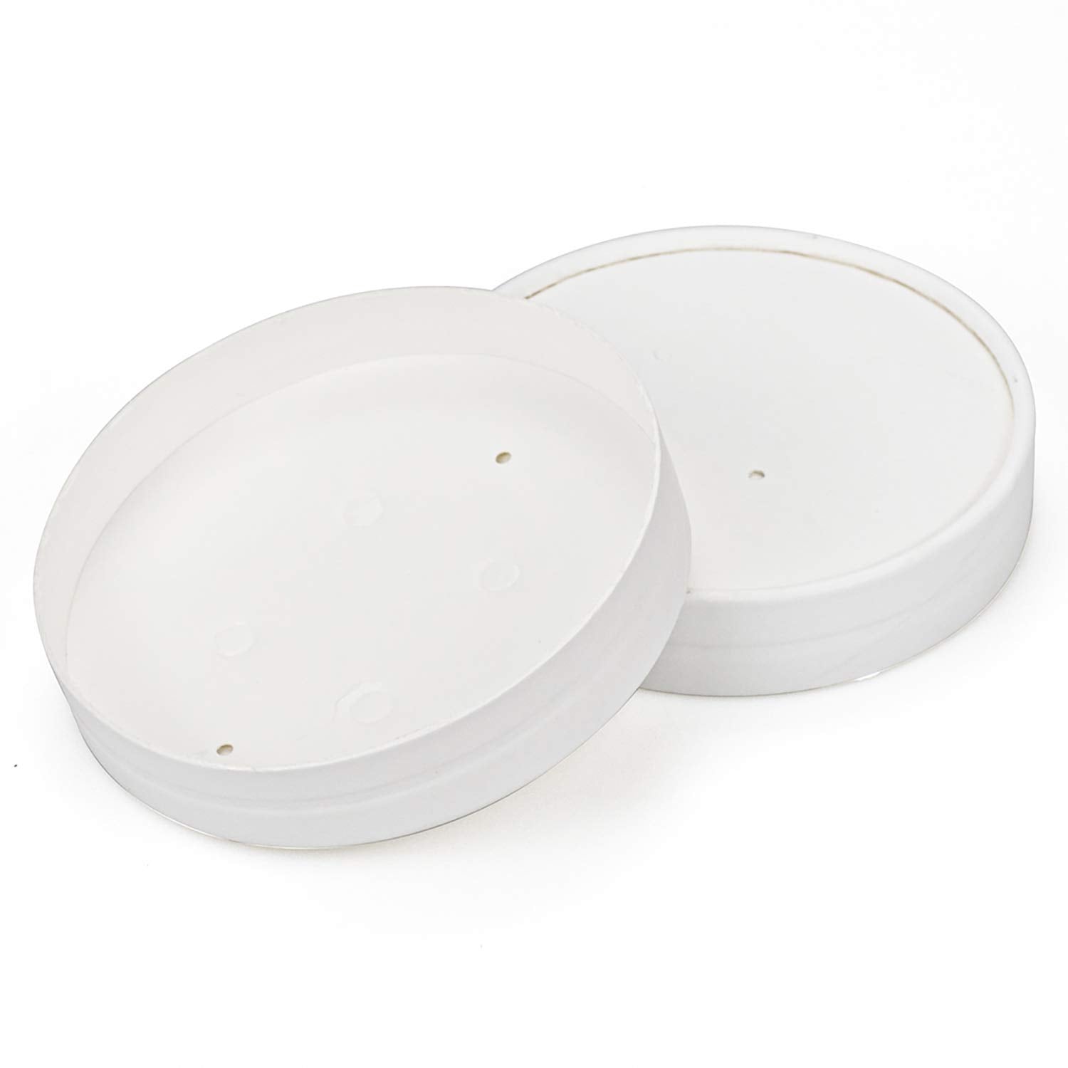 Hedume 60 Pack Paper Ice Cream Cups With 60 Pack Lids, 16 Oz Frozen Dessert Containers With Lids, Cold And Hot Food Container Fo