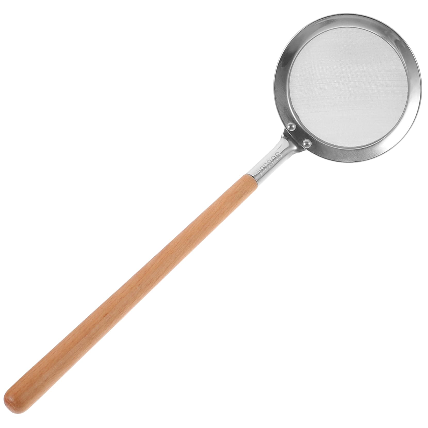 SHOWERORO Stainless Steel Hot Pot Ladle with Long Handle Skimmer Spoon Strainer for Cooking 11 Inch Colander Spoon for Asian Hot