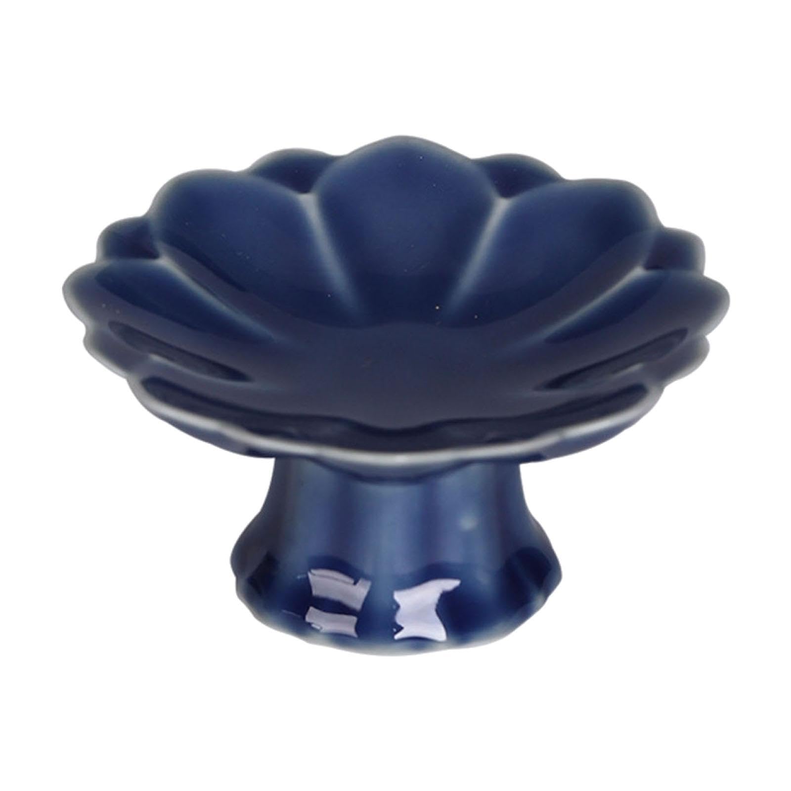 Heavenglow Ceramic Footed Tray Dessert Cake Serving Holder For Coffee Table Living Room