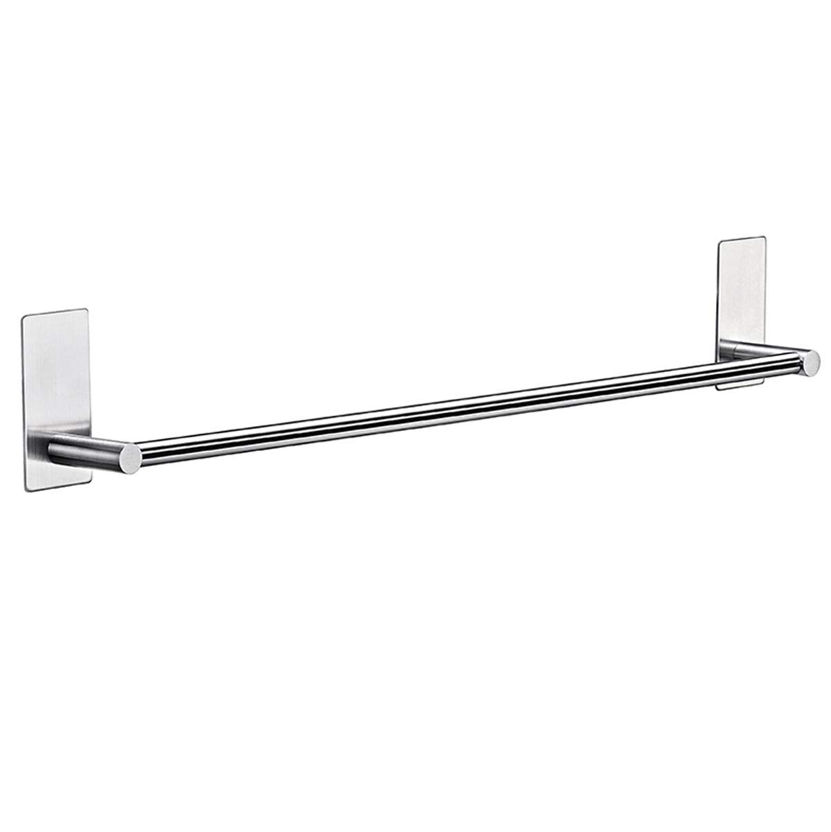 Bathroom Towel Bar Towel Holder,Ulifestar Strong 3M Self Adhesive Hand Towel Holder,Wall Mounted Stainless Steel Towel Rack For