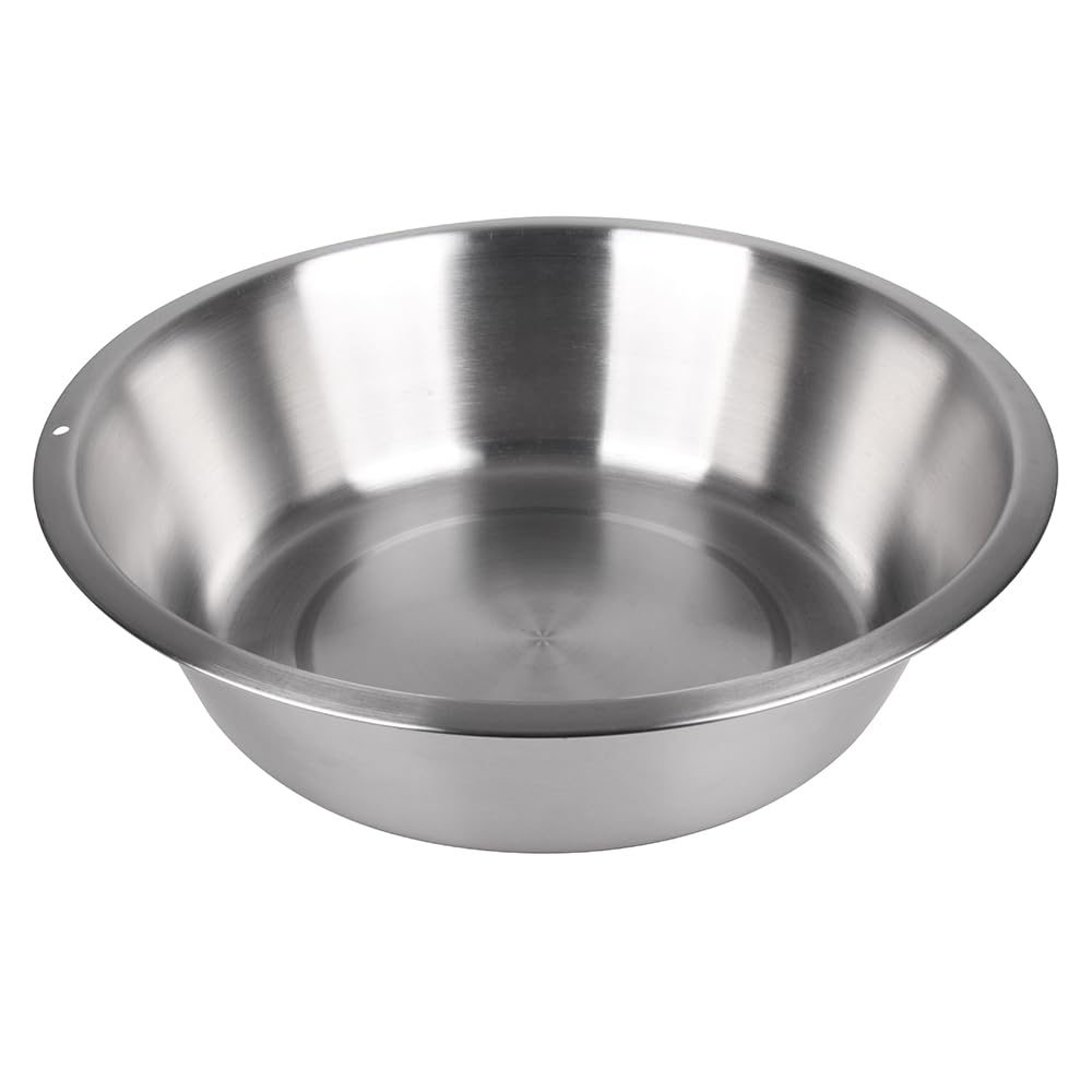 Lindys Stainless Steel Pan, General Purpose Kitchen Pan, Wash Dishes, Wash Produce, Foot Bath, Mixing Salad, and More (15 Quart