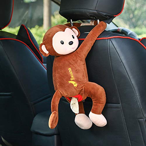 Plush Pipi Monkey Toy Style Anime Tissue Holder Tissue Box Cartoon Tissue Cover Paper Holder Napkin Box Paper Storage Box Tissue