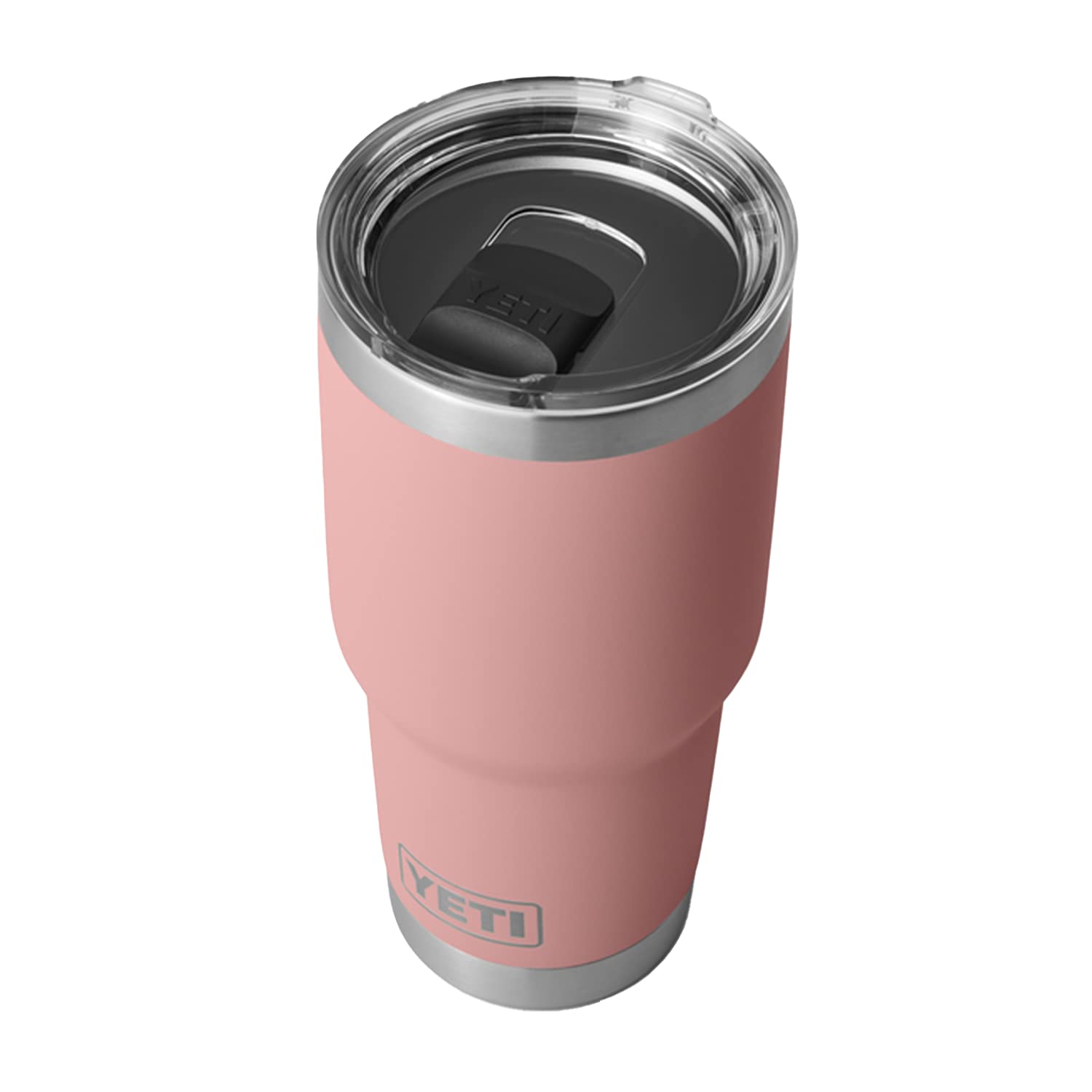 Yeti Rambler 30 Oz Tumbler, Stainless Steel, Vacuum Insulated With Magslider Lid, Sandstone Pink