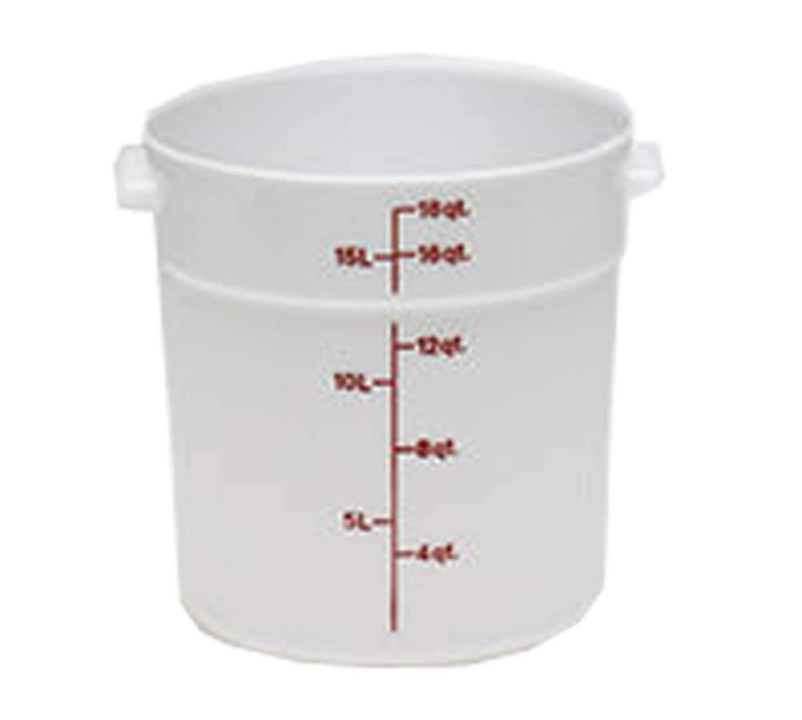 Cambro Rfs18148 Storage Container, Round, 18-Quart