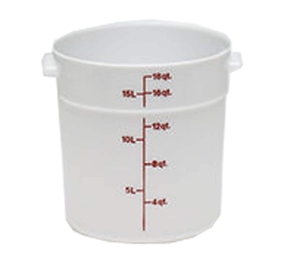 Cambro Rfs18148 Storage Container, Round, 18-Quart