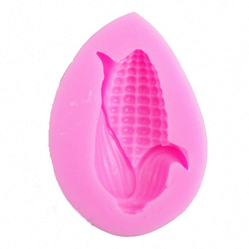 Corn Silicone Fondant Mold Chocolate Candy Mold Cupcake Cake Topper Decorating Tools Polymer Clay Crafting Epoxy Resin Jewelry M