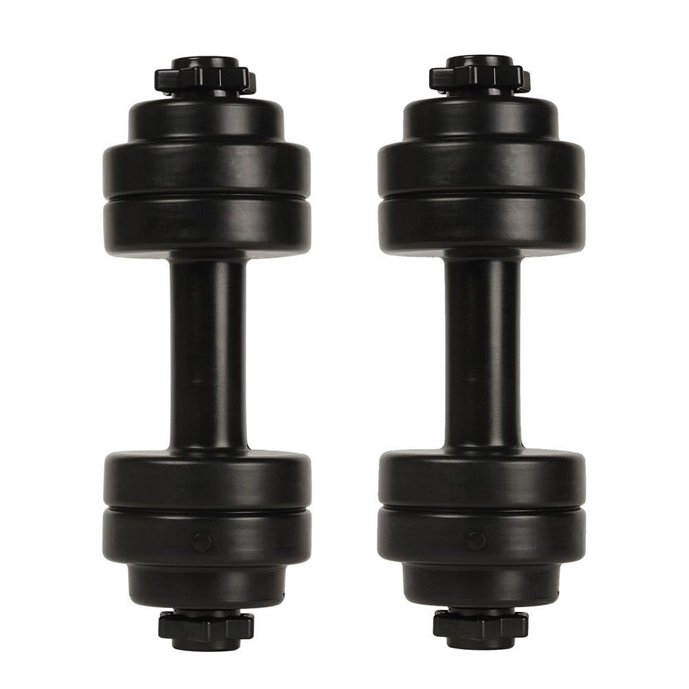 Dumbbell Shaped Water Bottle Fitness Water Bottle 2 pack for Yoga Workout Outdoor Exercise Leak Proof .43 in