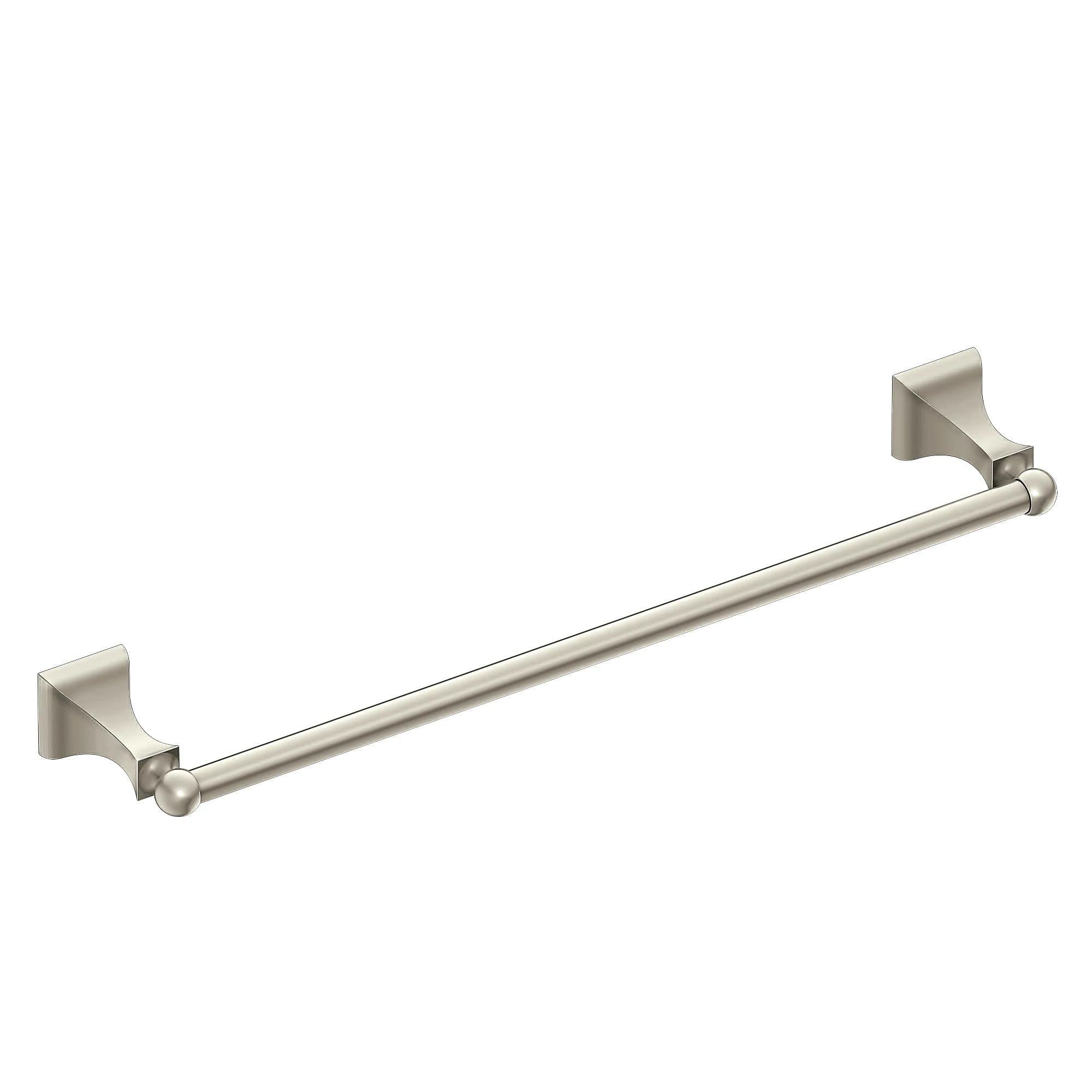 Moen Dn8318Bn Retreat 18-Inch Single Towel Bar, Brushed Nickel