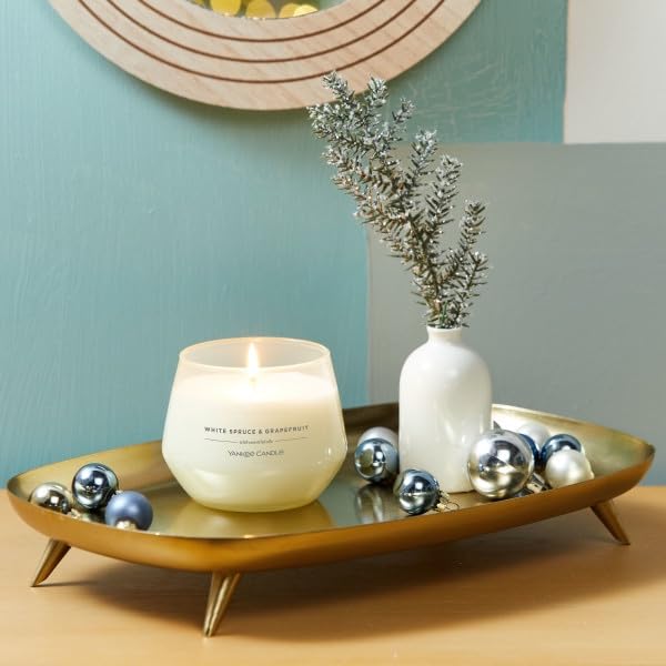 Yankee Candle Studio Collection Candle, White Spruce & Grapefruit, 10 OZ