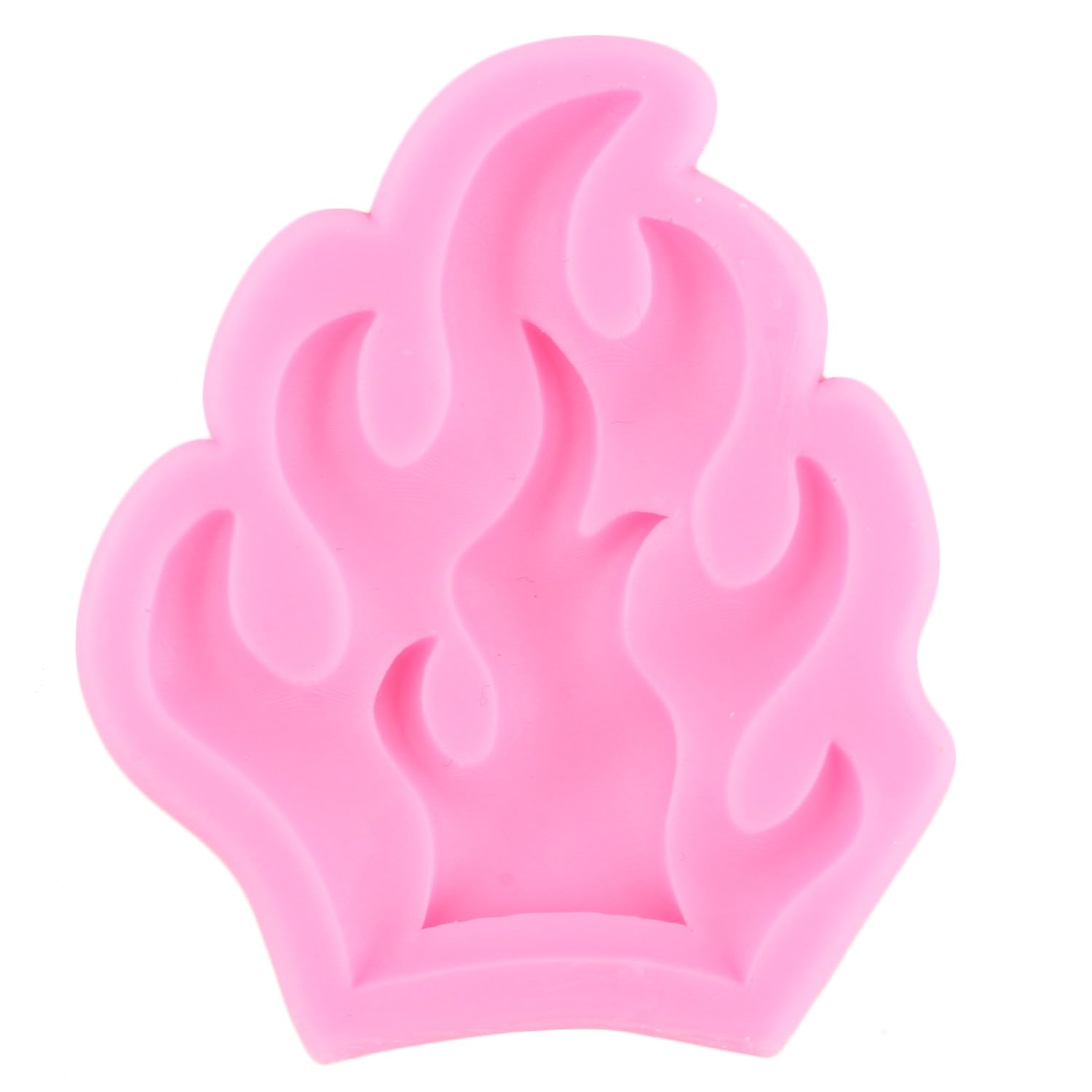 Zixiang Fire Flame Silicone Fondant Molds For Cake Decorating Cupcake Topper Polymer Clay Candy Chocolate Gum Paste Set Of 2