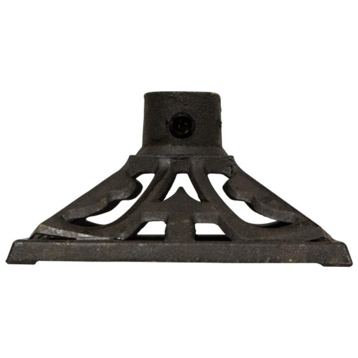 Tiki Brand Cast Iron Torch Stand, Black, 9.1L X 9.1W X 4.8H -Inches, 1312322