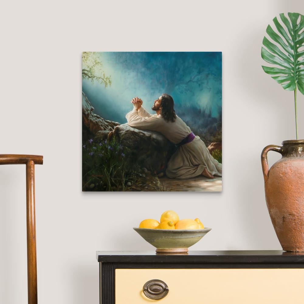 Canvas On Demand Gethsemane Canvas Wall Art Print By Mark Missman, Traditional, Home Decor, Christian, Christianity Artwork, 20'