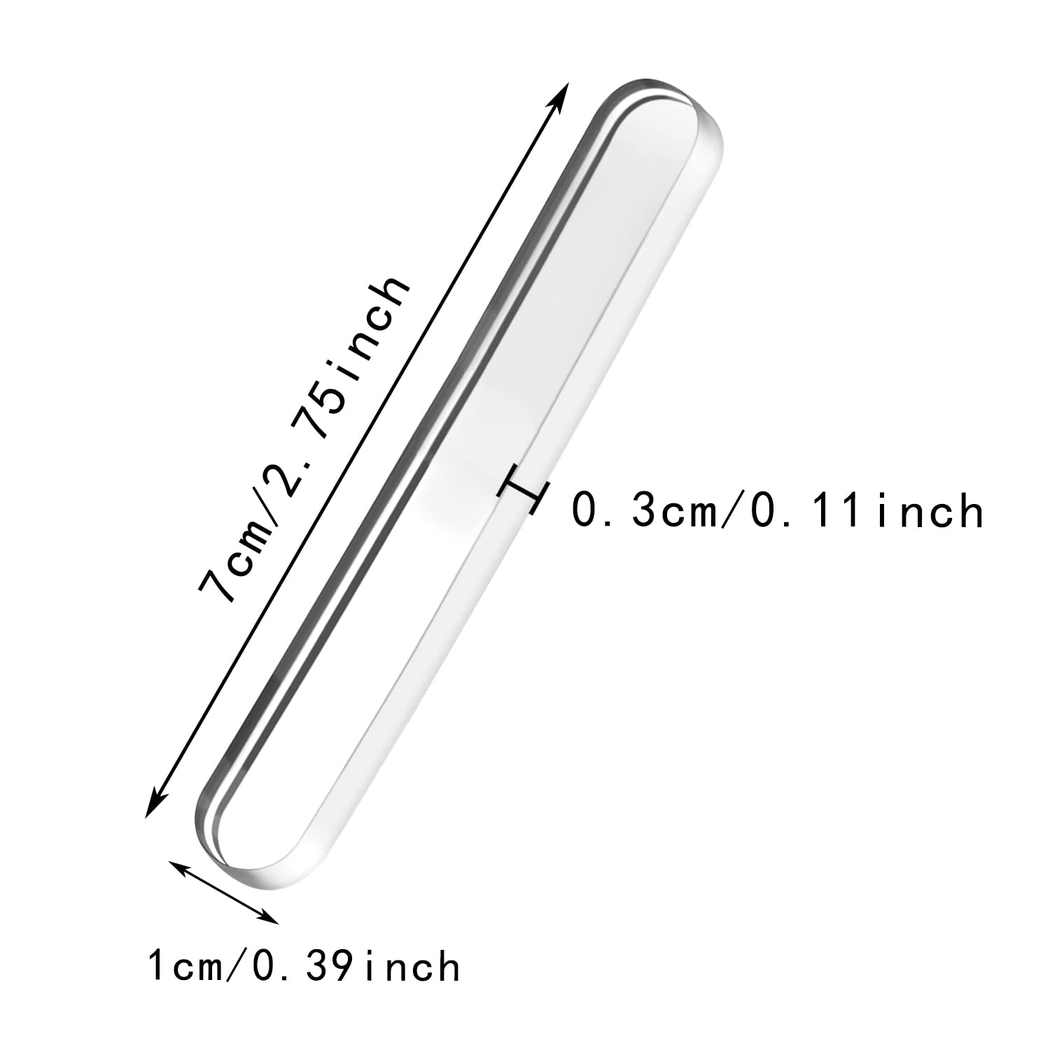Mini Skater 30Pcs Mirror Acrylic Cakesicle Stick Ice Cream Stick For Diy Craft Candy Cake Mold Home Party Plant Labels Hair Remo