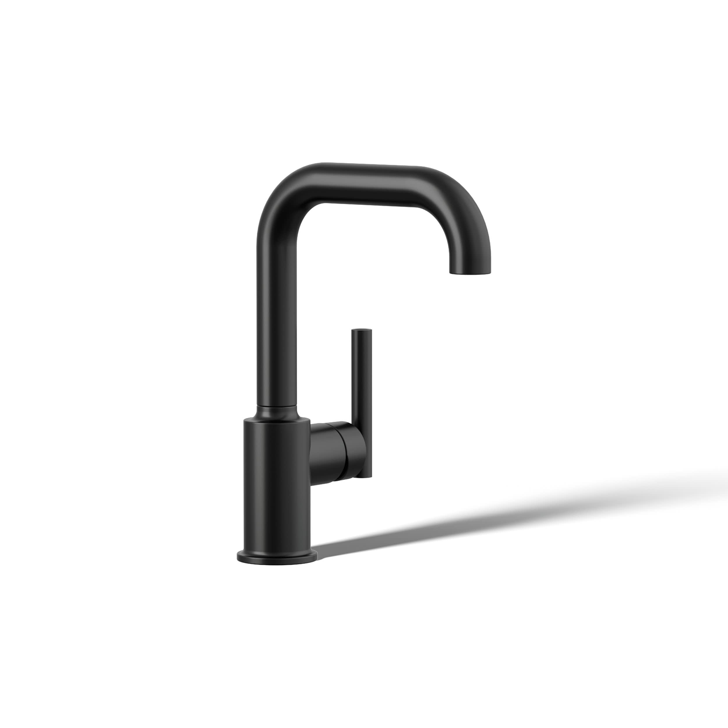 KOHLER K-7509-BL Purist Secondary Swing Spout Without Spray, Matte Black