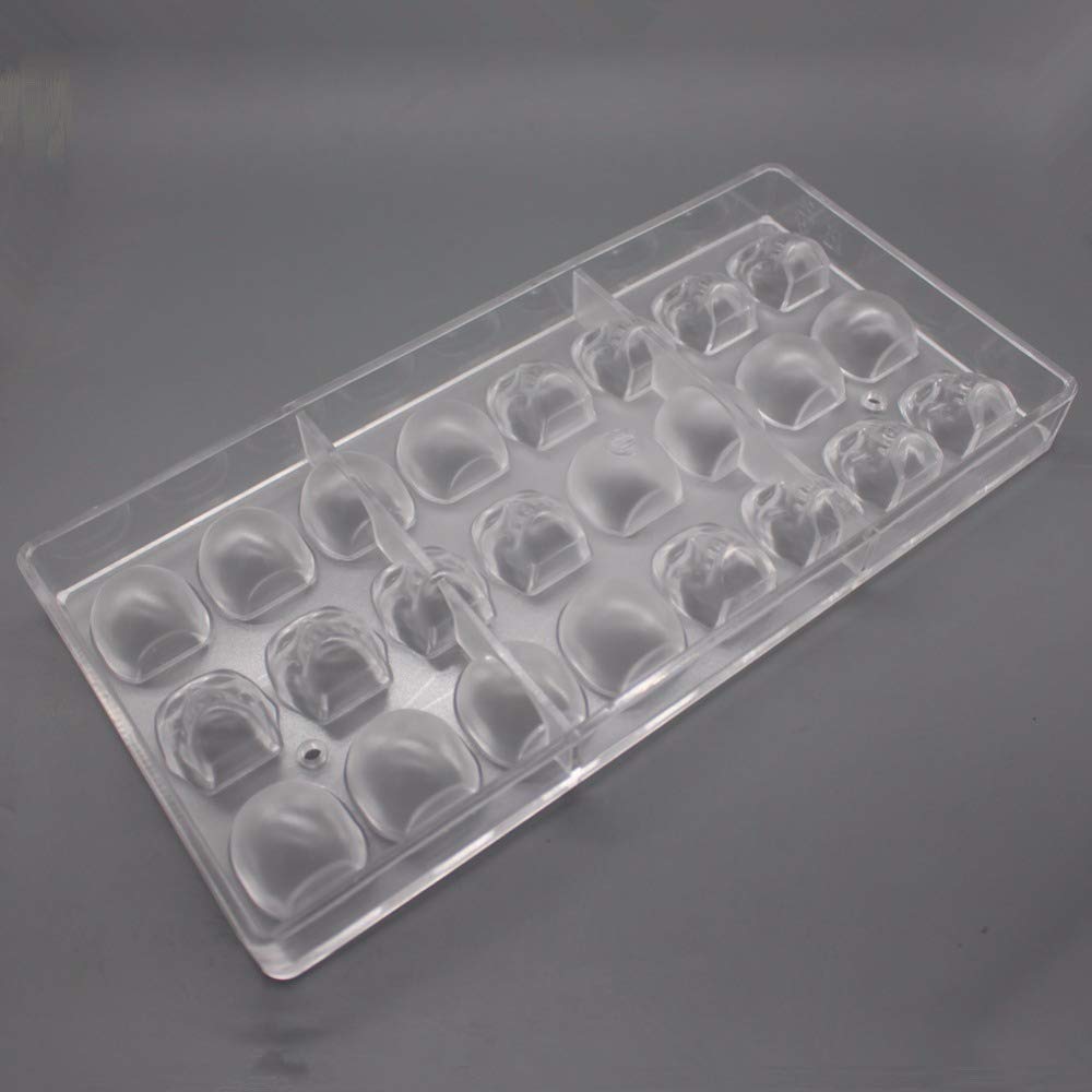 Goldbaking Skull Chocolate Mould 3D Skull Candy Molds Polycarbonate Halloween Chocolate Mold
