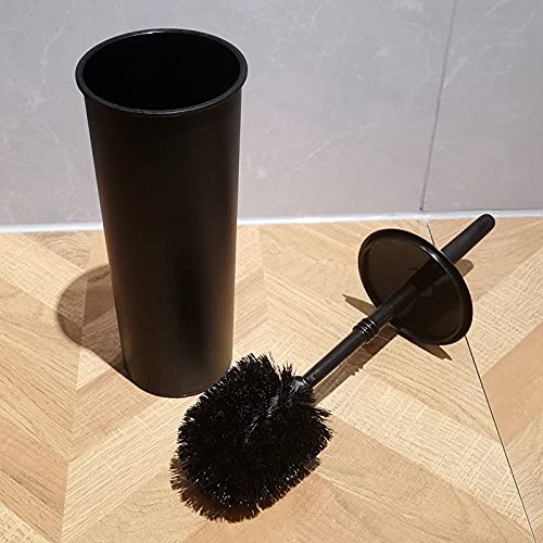 Casaphoria Compact Freestanding Plastic Toilet Bowl Brush And Holder For Bathroom Storage And Organization - Space Saving, Sturd