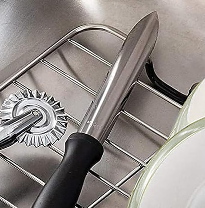 SunnyPoint Stainless Steel Sink Protector Rack – Large 17.5"x12.4", Rust-Resistant Grid for Scratch Prevention and Drainage Support