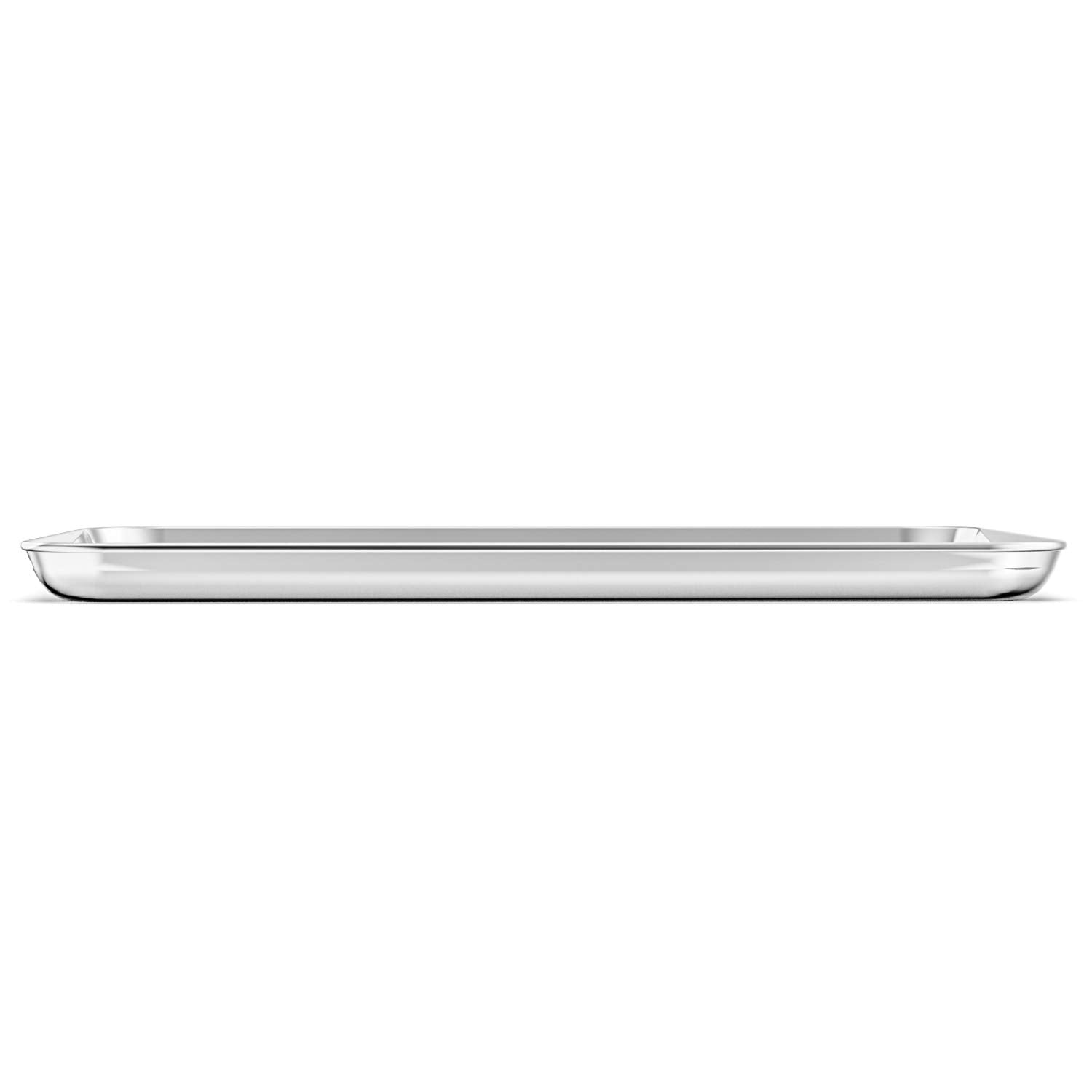 Baking Sheets Set Of 2, Bastwe 20 Inch Stainless Steel Bakeware Baking Pans, Healthy & Nontoxic & Rustproof & Easy Clean & Dishw